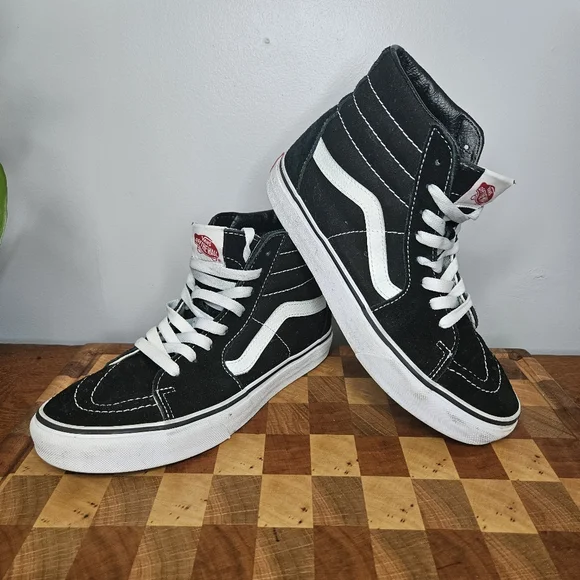 Vans Hightower Black and white suede Size 6.5 men's 8 women's - Picture 3 of 14